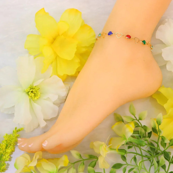 Minimalist Anklet, Sleek & Modern Design, Women’s Fashion, YC110479-A - Picture 9 of 10